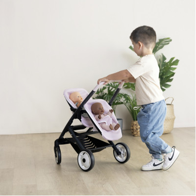 Коляска для кукол Smoby для двойни Maxi-Cosi Розовый жемчуг, 54 х 38, 5 х 64 см, 3+ (7600253221) Винница - изображение 4