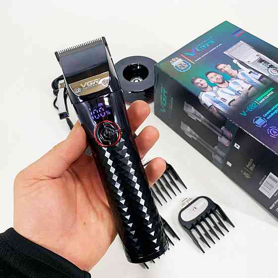 Акумуляторна машинка для стрижки і укладання волосся, Електромашинка для волосся, Тример бездротовий CW-67 Львів