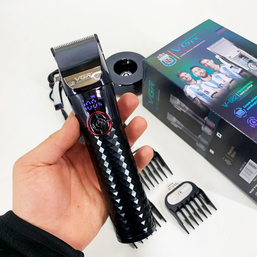 Акумуляторна машинка для стрижки і укладання волосся, Електромашинка для волосся, Тример бездротовий CW-67 Львів - фото 4