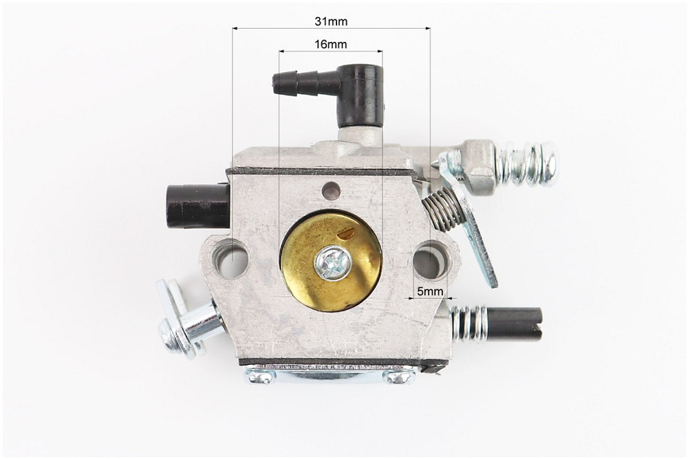 Карбюратор 4500/5200, пластикові штуцери Київ - фото 3