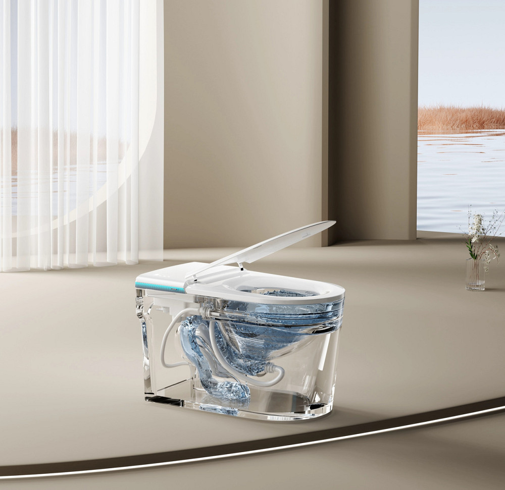 Розумний смарт унітаз GYE G6 з автоматичним відкриттям, підігрівом сидіння, нічним підсвічуванням та УФ-стерилізацією (568343106) Київ - фото 8