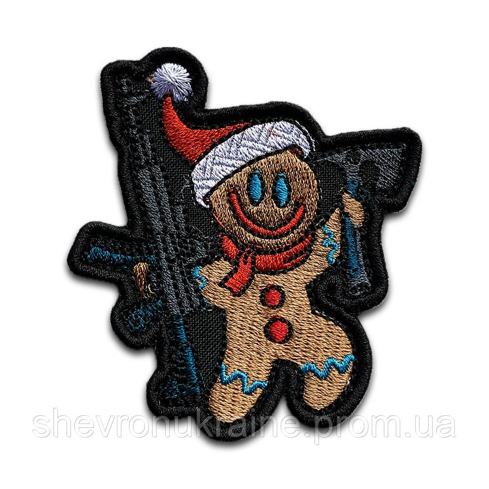 Шеврон НОВОРІЧНИЙ ПРЯНИК ЗСУ (Форма контурна. На липучці) Розмір 8x7.3см Київ - фото 8