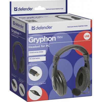 Навушники Defender Gryphon 750U USB (63752) Вінниця - фото 5