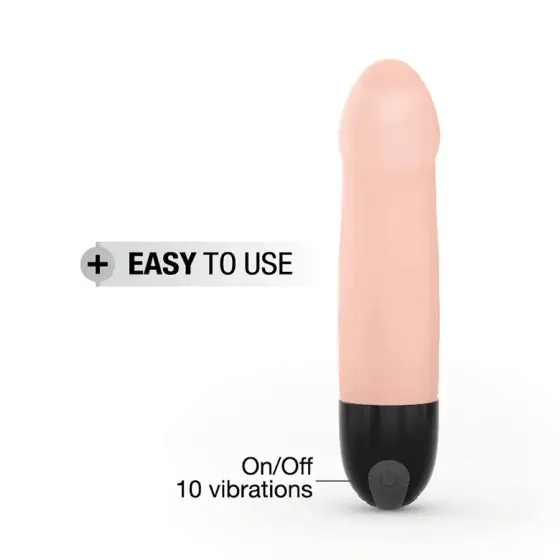 Вібратор Dorcel Real Vibration S Flesh 2.0, діаметр 3,7см, перезаряджається, для точки G Львів