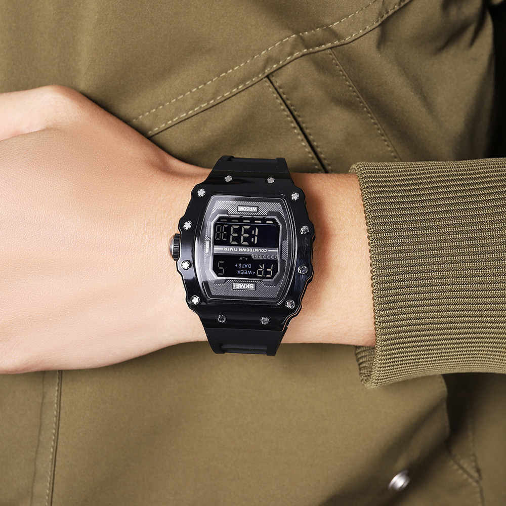 Skmei 2296BTBKBK Bright Black SBR Киев - изображение 4