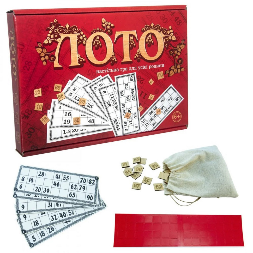 Лото 30656 з дерев'яними фішками Вінниця - фото 1