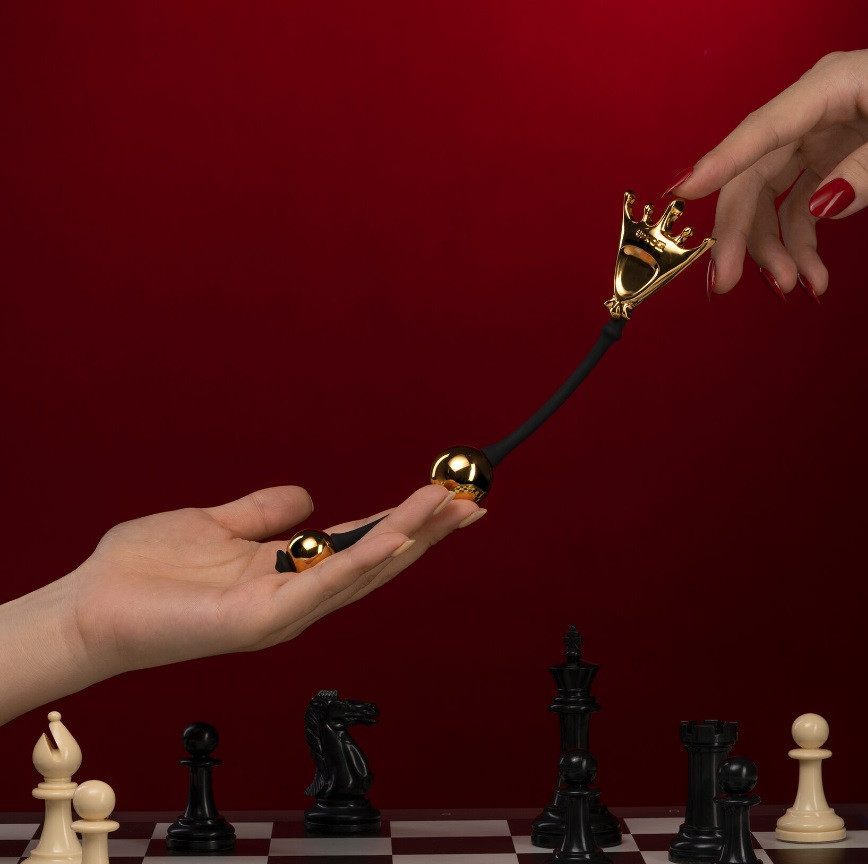 Вагинальные шарики Королева (Ферзь) из коллекции ,,Шахматы,, UPKO The Chess Collection-Queen Sex Aura Киев - изображение 2