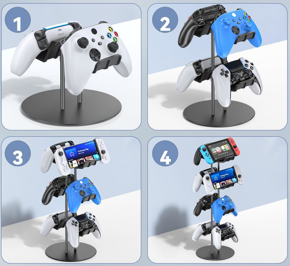 Подставка для геймпадов и наушников Xbox PS четыре яруса KYTOK KT-K515 Киев - изображение 4