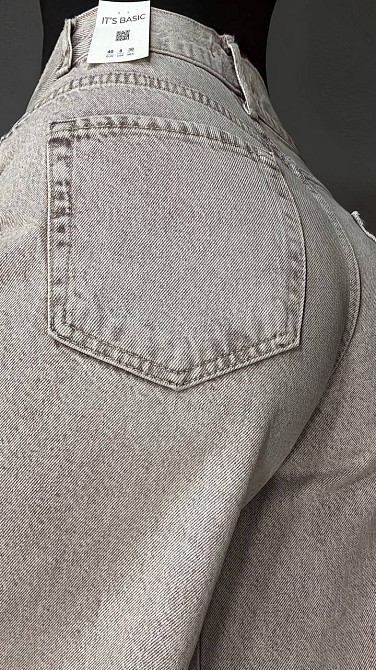 Джинси жіночі Its Basic 3096-4S6 palazzo широкі бежеві, бежевий, 40, 40, 79 см, 104 см Київ - фото 4