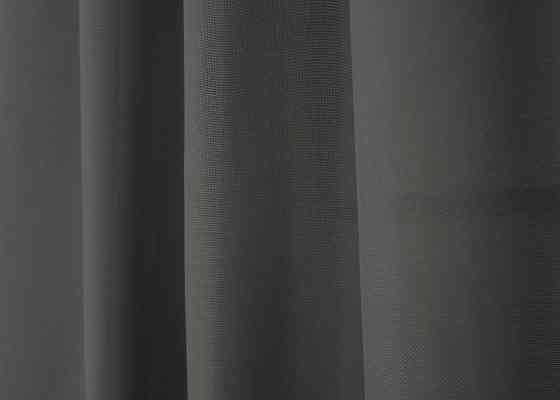 Комплект коротких штор VR-Textil Льон Мішковина № 1234ш Сірий 130х170 см 2 шт (35-0301) Київ