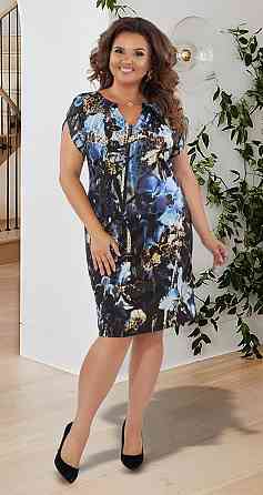 Красивое лёгкое платье  большого размера (48) Киев