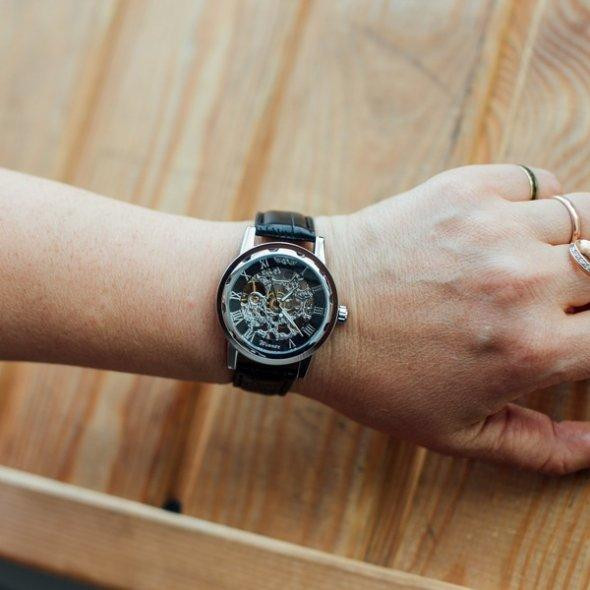 Женские механические часы Winner Black II Киев - изображение 6