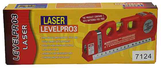 Лазерний рівень з вбудованим рулеткою LEVELPR03 LASER 7124 Дніпро