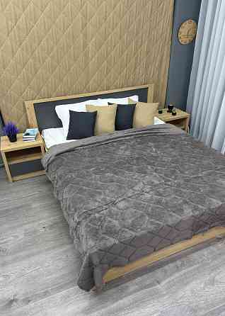 Плед-покривало Ромб 200х230 см (+-5см) Сірий (87-259) Київ