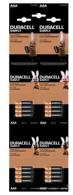 Батарейка Duracell LR3/AAA 20шт Днепр - изображение 1