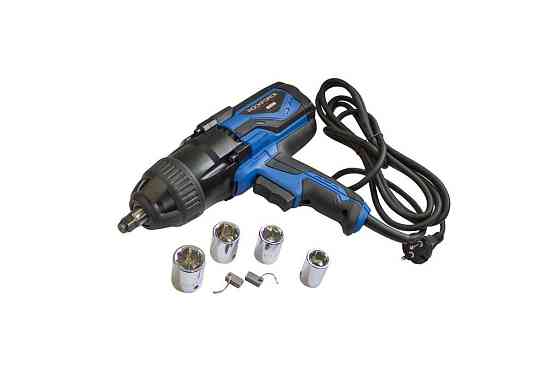 Гайковерт ударний електричний 1/2" 230V 1010W 500Нм з комплектом головок (17, 19, 21, 23мм) ROCKFORCE RF-03071 Одеса