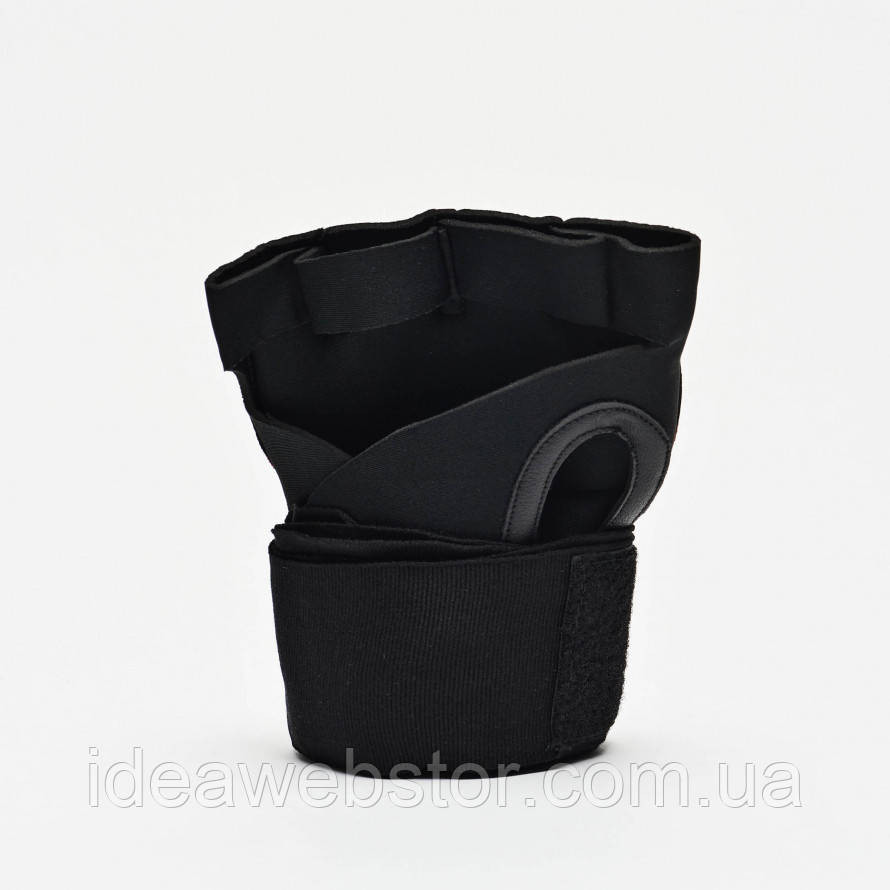 Бинти рукавички Leone Neoprene Black спортивні для боксу та тренувань захист рук Київ - фото 12