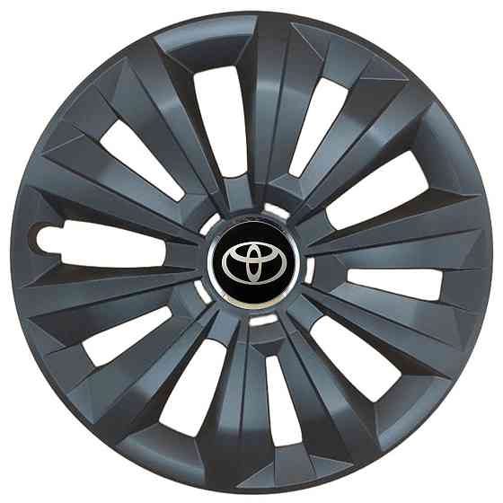 Автомобільні модельні ковпаки R15 SJS Toyota 346 4шт, чорні Вінниця