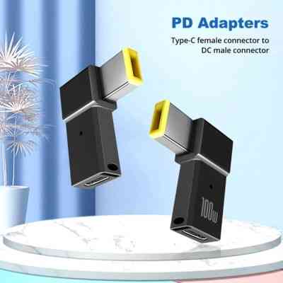 Перехідник PD 100W USB-C F to DC Male Jack square mouth Lenovo Thinkpad ST-Lab (PD100W-Lenovo) Вінниця