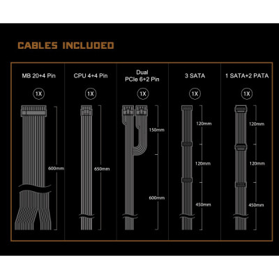 Блок питания ASRock 550W Challenger (CL-550B) Винница - изображение 6