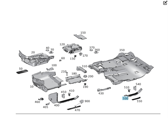 Mercedes-Benz  A1666800104 Килим водійський чорний ML/GLE W166 Одесса - изображение 2