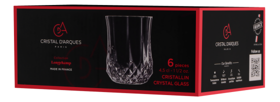 Набір стопок Cristal d'Arques Paris Longchamp (6704724) Київ