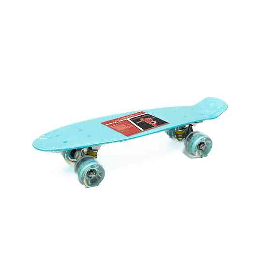 Скейт детский пенни борд 56х14 см, скейтборд Profi MS0848-5, колеса ПУ светящиеся, ABCE-7, алюминиевая Каменец-Подольский