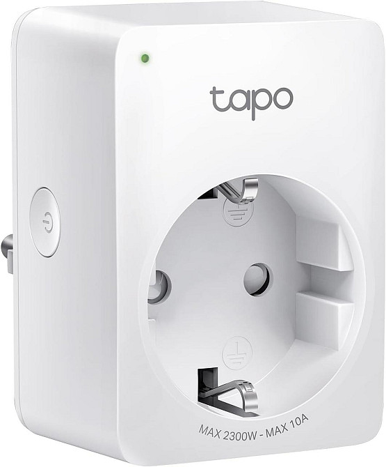 Розетка Tapo P100MA белая Mini Matter Certified Wi‑Fi 2.4GHz дистанционное управление таймер расписание Alexa Киев - изображение 1