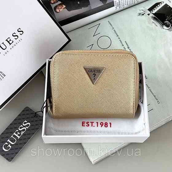 Жіночий маленький гаманець Guess (1211-1) gold Київ