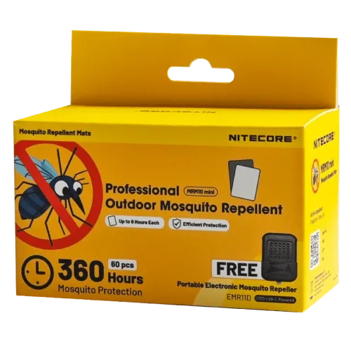 Комплект пластин для фумигаторов Nitecore MRM10 Mini 60 шт. + фумигатор Nitecore EMR11D Винница