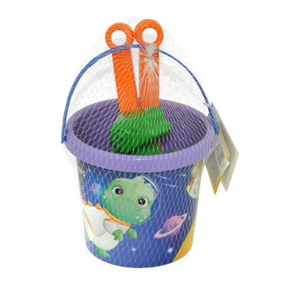 Іграшка для піску Tigres Космозаври 4 елементів з лійкою рожевий (39910) Вінниця - фото 2