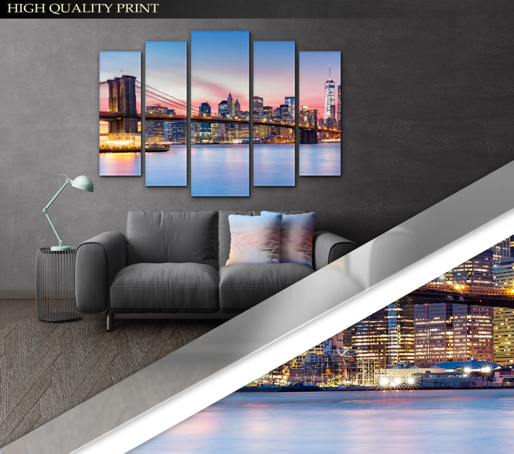 Модульна картина Міст Захід Art-316_5 ( 80х118см ) Київ - фото 3