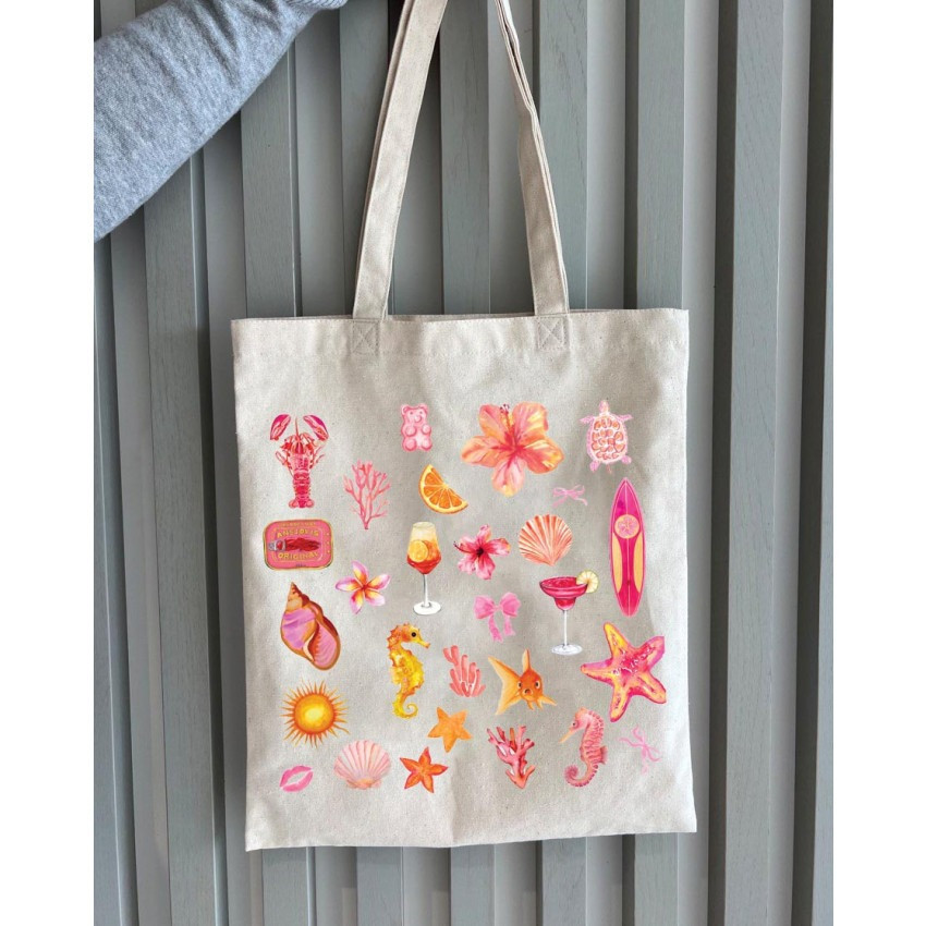 Екошопер BookOpt BK4104 Beach Vibes бежевий Київ - фото 10