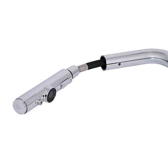 Змішувач для кухні Qtap Rozcesti з висувним виливом з під'єднанням для питної води QTROZ367CRM45941 Chrome Київ