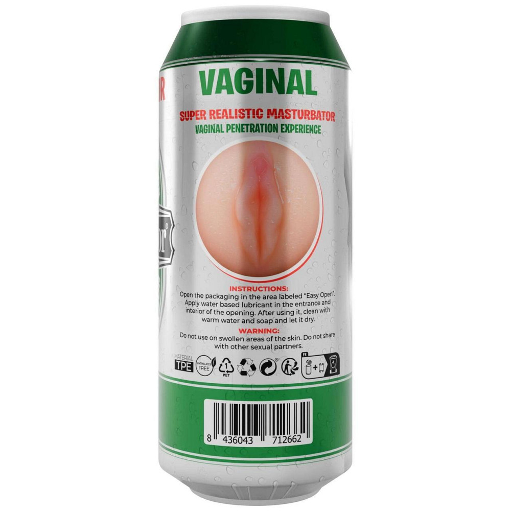 Мастурбатор-вагина Alive Heineken Vagina II в виде банки пива Sex Aura Киев - изображение 7