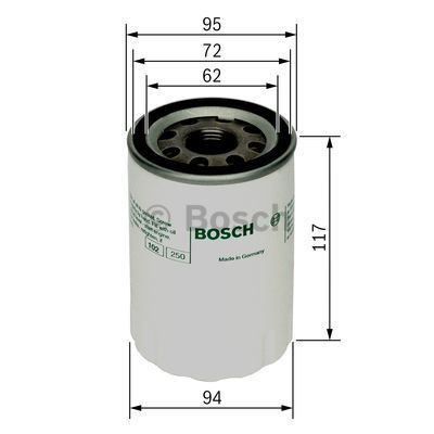 Фильтр масляный Bosch 0 451 103 366 Винница - изображение 5
