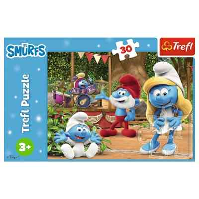Пазл Trefl The Smurfs Смурфет і Смурфики 30 елементів (5900511183122) Вінниця