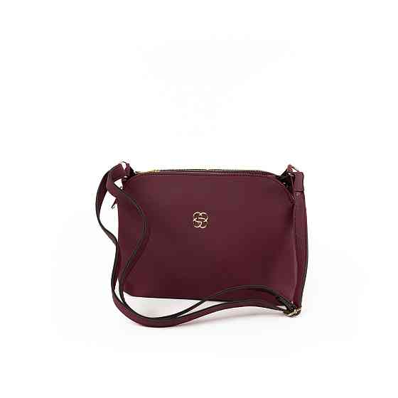 Сумка женская на молнии через плечо с регулируемым ремешком, женский клатч из искусственной кожи, Бордовый Каменец-Подольский