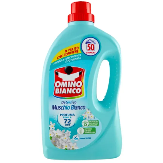 Гель для прання універсальний Omino Bianco Muschio Bianco 50 прань 2000 ml Львів - фото 1