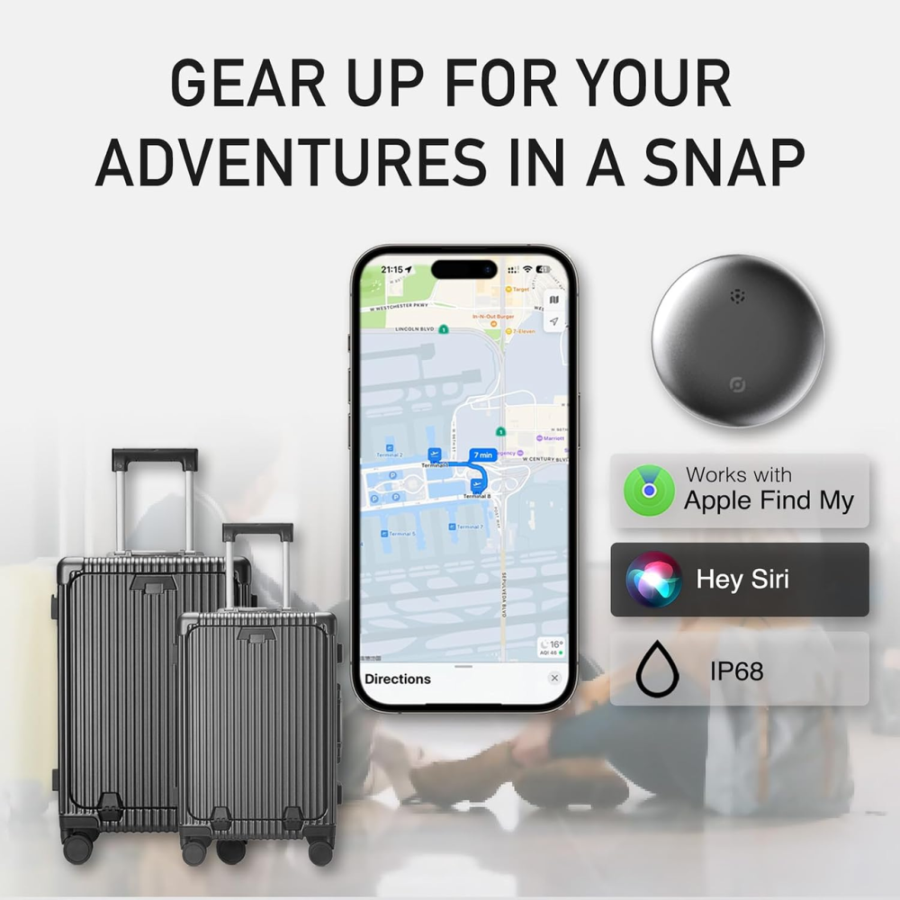 Smart Tag Bluetooth-трекер для ключей, багажа и кошелька, IP68, работает с Apple Find My, беспроводной локатор для iPhone, белый Киев - изображение 7