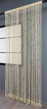 Шторы-нити спираль с люрексом Молочный 300х300см 1 шт (61-059) Киев