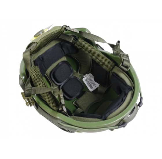 Універсальна система кріплень для шолома Wendy system із подушками Оливковий Київ