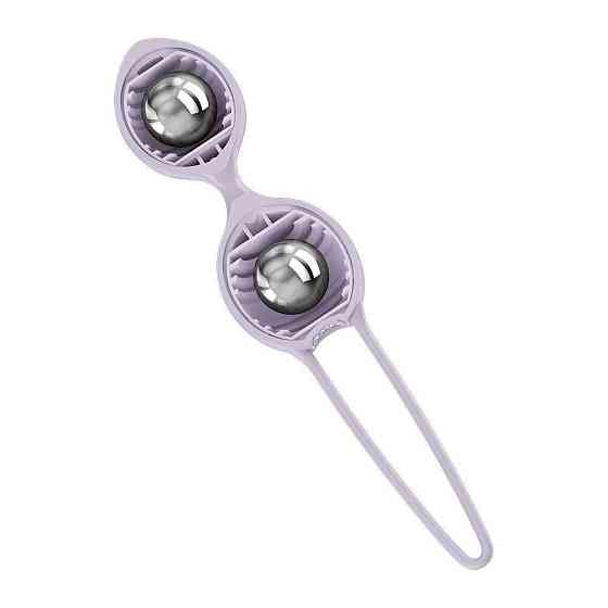 Вагінальні кульки Fun Factory SMARTBALLS DUO Purple, 2 шт, діаметр 3,2 та 3,6 см Sex Aura Київ