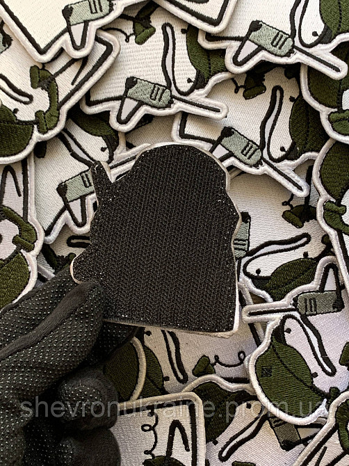 Шеврон флорк зв'язківець (Форма контурна. На липучці) Розмір 8x7.5см Київ - фото 7