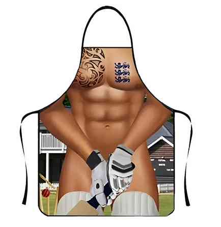 Фартук с приколом мужина с торсом Спортсмен 73 на 57 см разноцветный Киев
