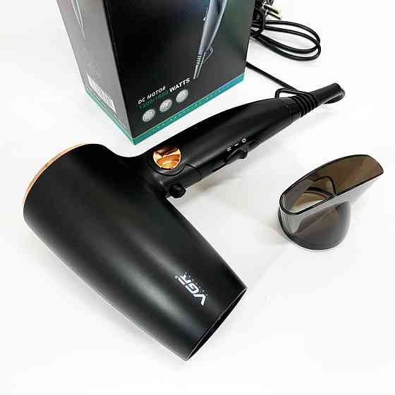 Хороший фен для волосся VGR, Фен для красивої укладки волосся Електричний з дифузором VF-22 Івано-Франківськ