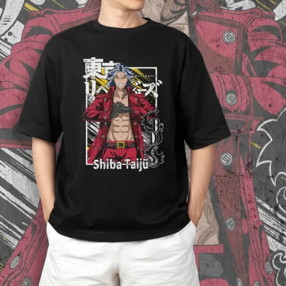 Футболка чоловіча з  принтом Токийские Мстители Тайджу Шиба Розмір 48 Дніпро