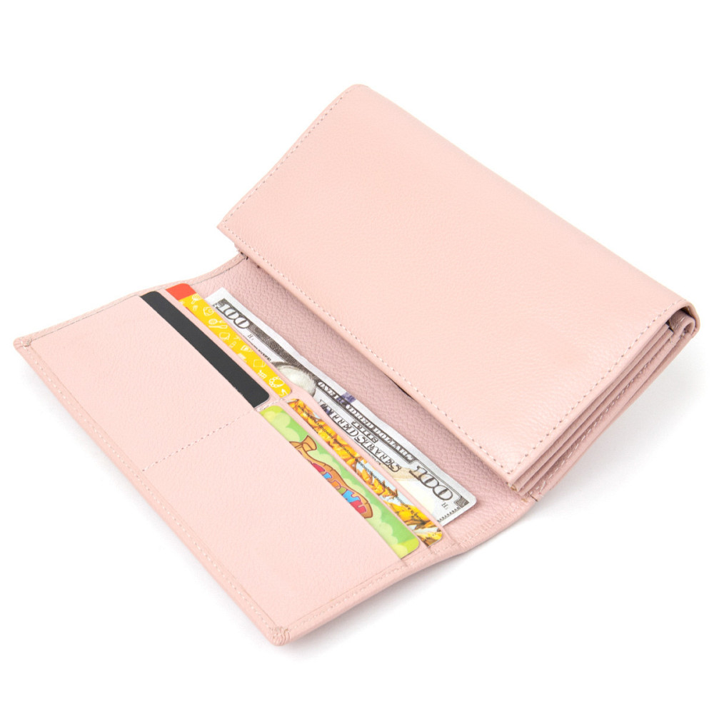 Вместительный женский кошелек ST Leather 19390 Розовый Киев - изображение 7