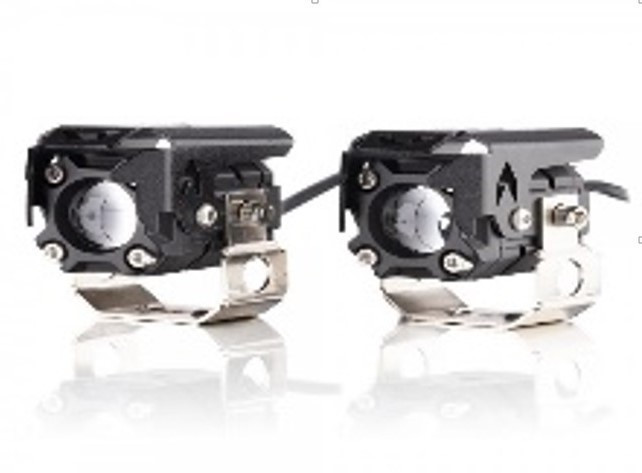 Фари LED лазерні (Bi) S-18 40W/40W (W/Y) 3000L (MINI 26мм) корпус IP-68 (к-т 2шт) Вінниця - фото 3