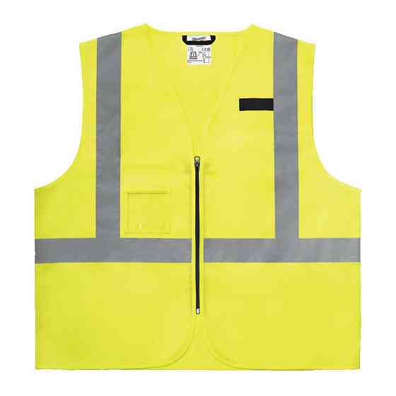 Жилет сигнальний Hi-Viz MILWAUKEE, жовтий (2XL/3XL) Одеса